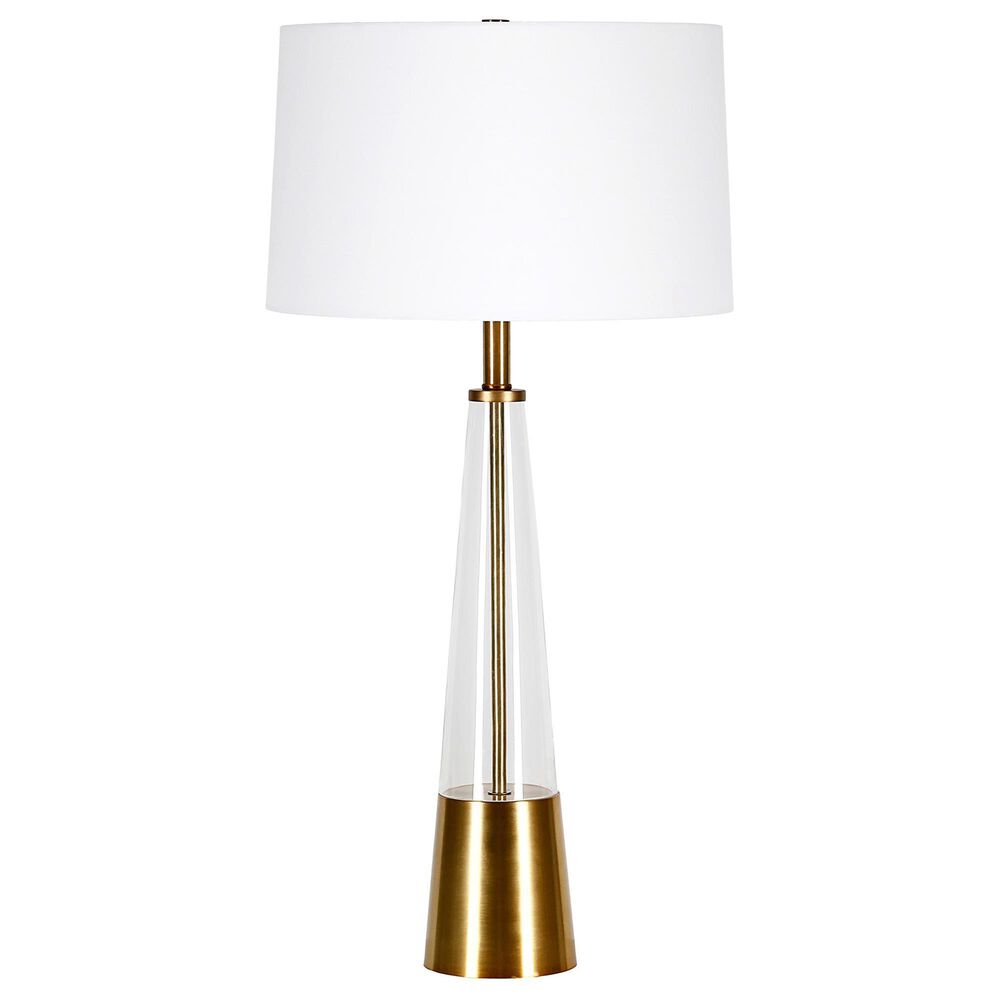 Hudson and Canal Vivien Table Lamp in Brass, , large