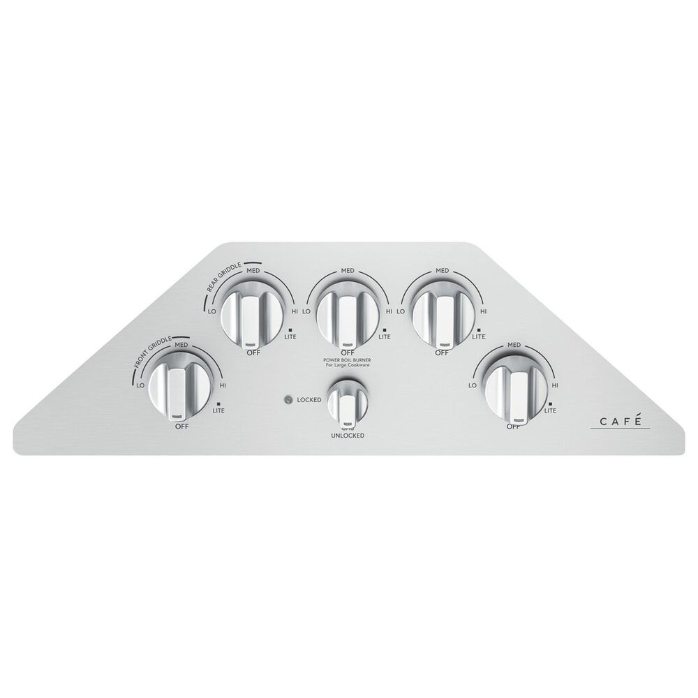 Cafe 2-Piece Kitchen Package with 30" Smart Built-In Convection Double Wall Oven and 30" Gas Cooktop in Stainless Steel, , large