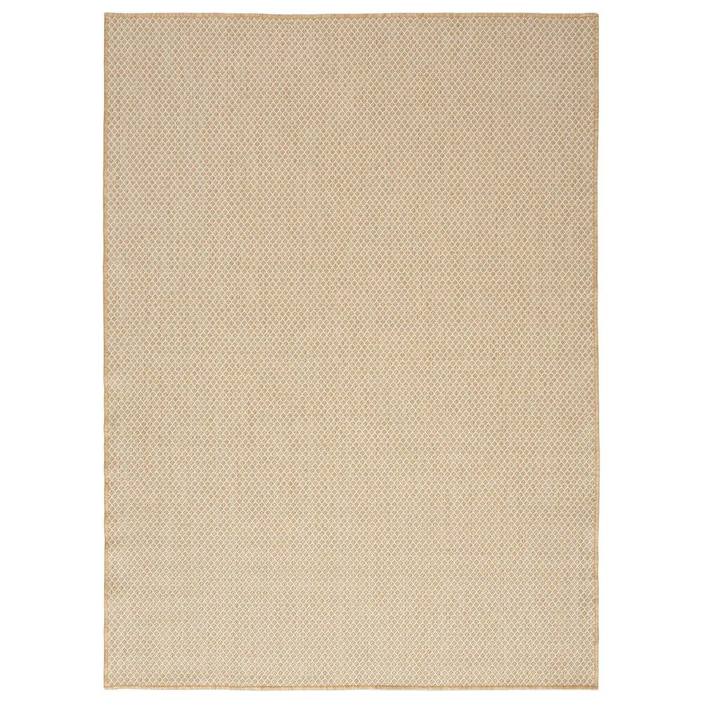 Nourison Courtyard Natural 10&#39; x 14&#39; Indoor/Outdoor Area Rug, , large