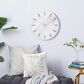 CosmoLiving by Cosmopolitan 20" Wall Clock in White and Gray, , large
