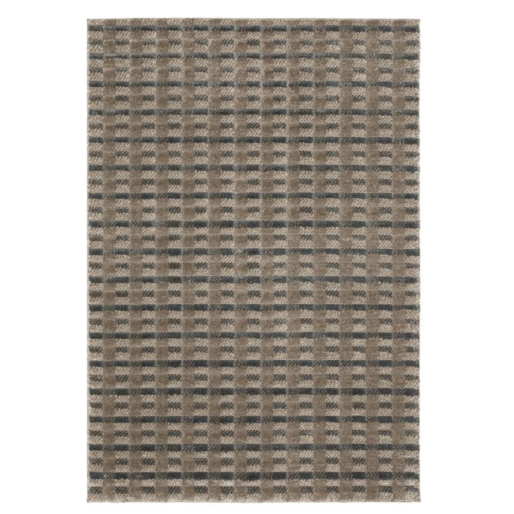 Oriental Weavers Wonder WON08 Brown and Beige 1"10" x 7"6" Runner, , large