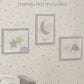 Lambs and Ivy Goodnight Moon 11" x 14" Unframed Nursery/Child Wall Art in White, Gray and Tan (Set of 3), , large