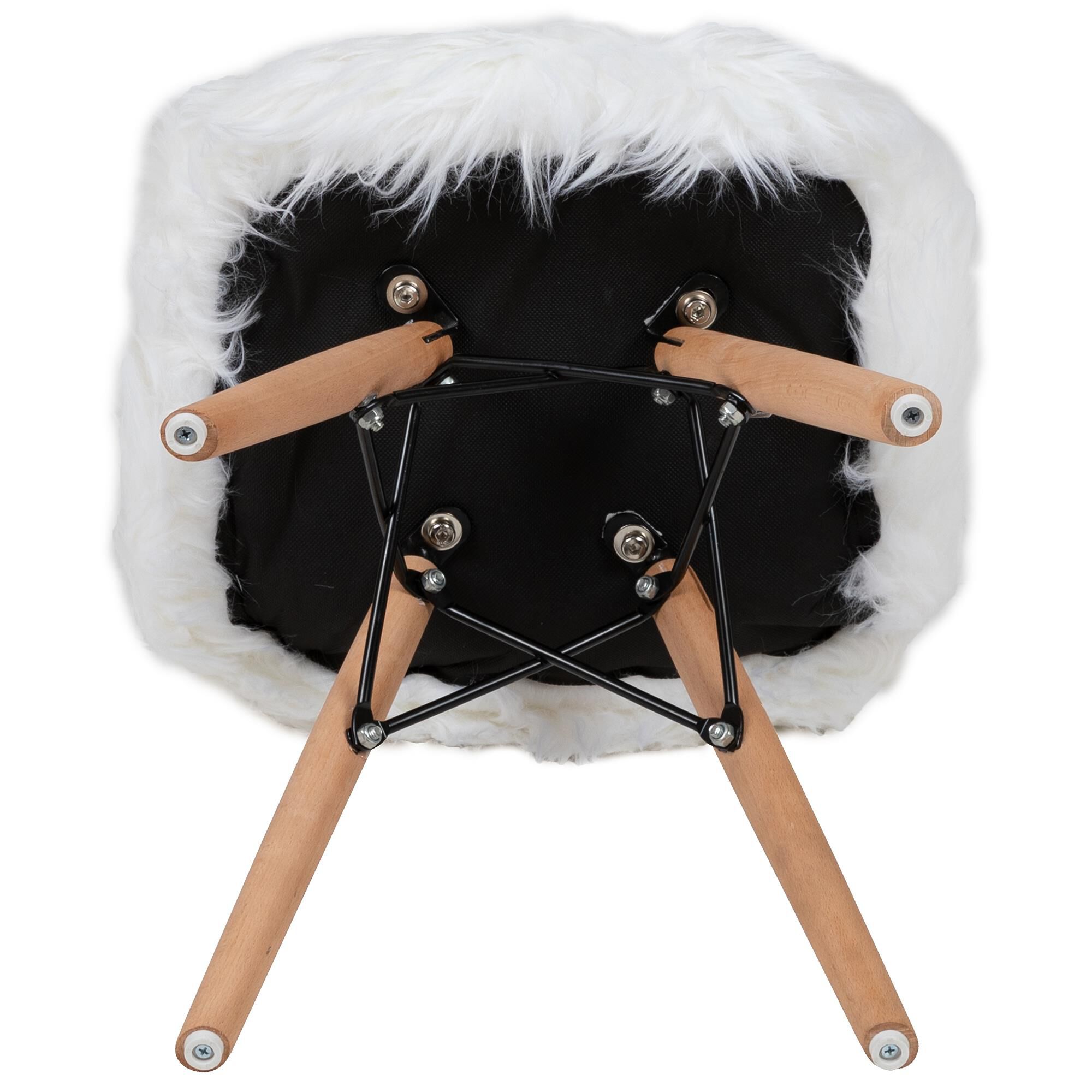 Flash Furniture Accent Chair in White NFM