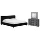 Ashley Zuraleus 3-Piece King Platform Bedroom Set in Matte Black, , large
