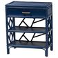 Baxton Studio Daina 1-Drawer Nightstand in Blue, , large