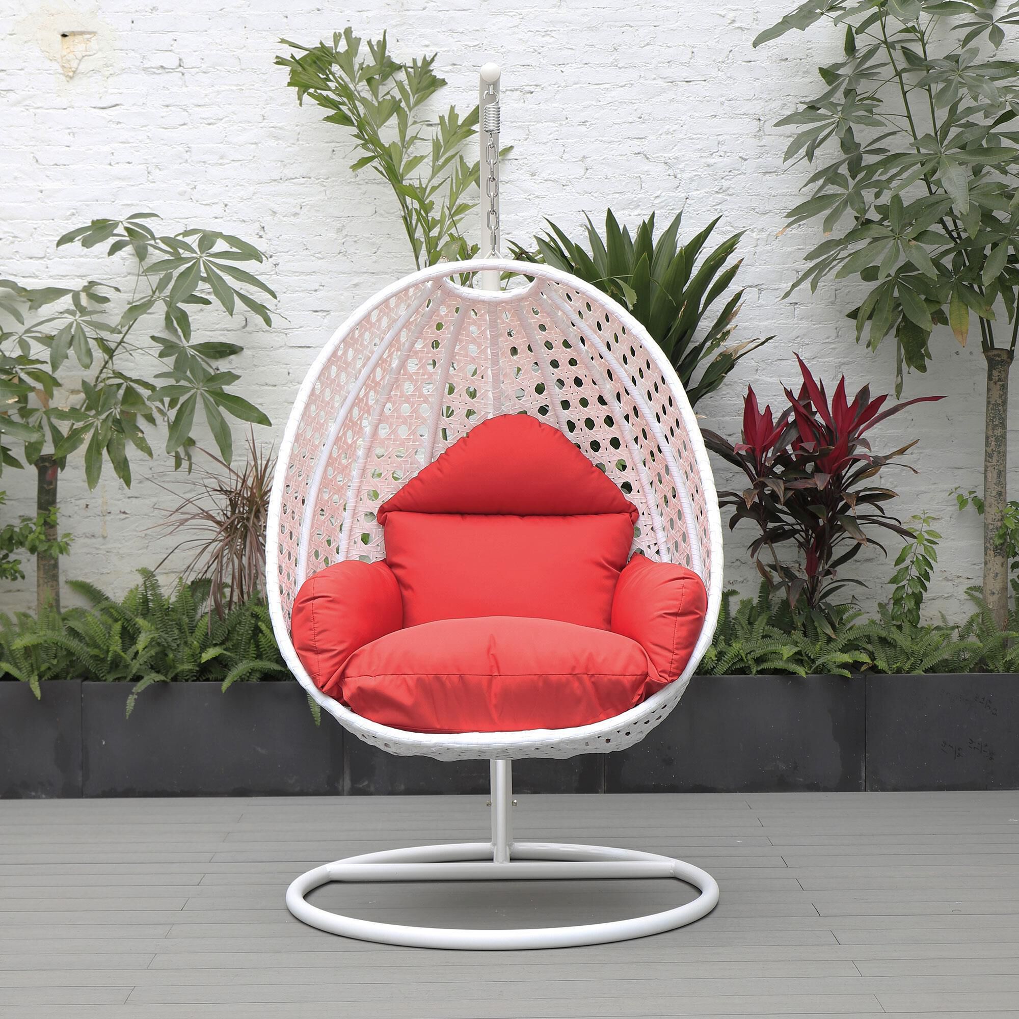 Red hanging egg 2025 chair