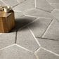 Surya Eloquent 10" x 14" Medium Gray, Light Beige and Black Area Rug, , large