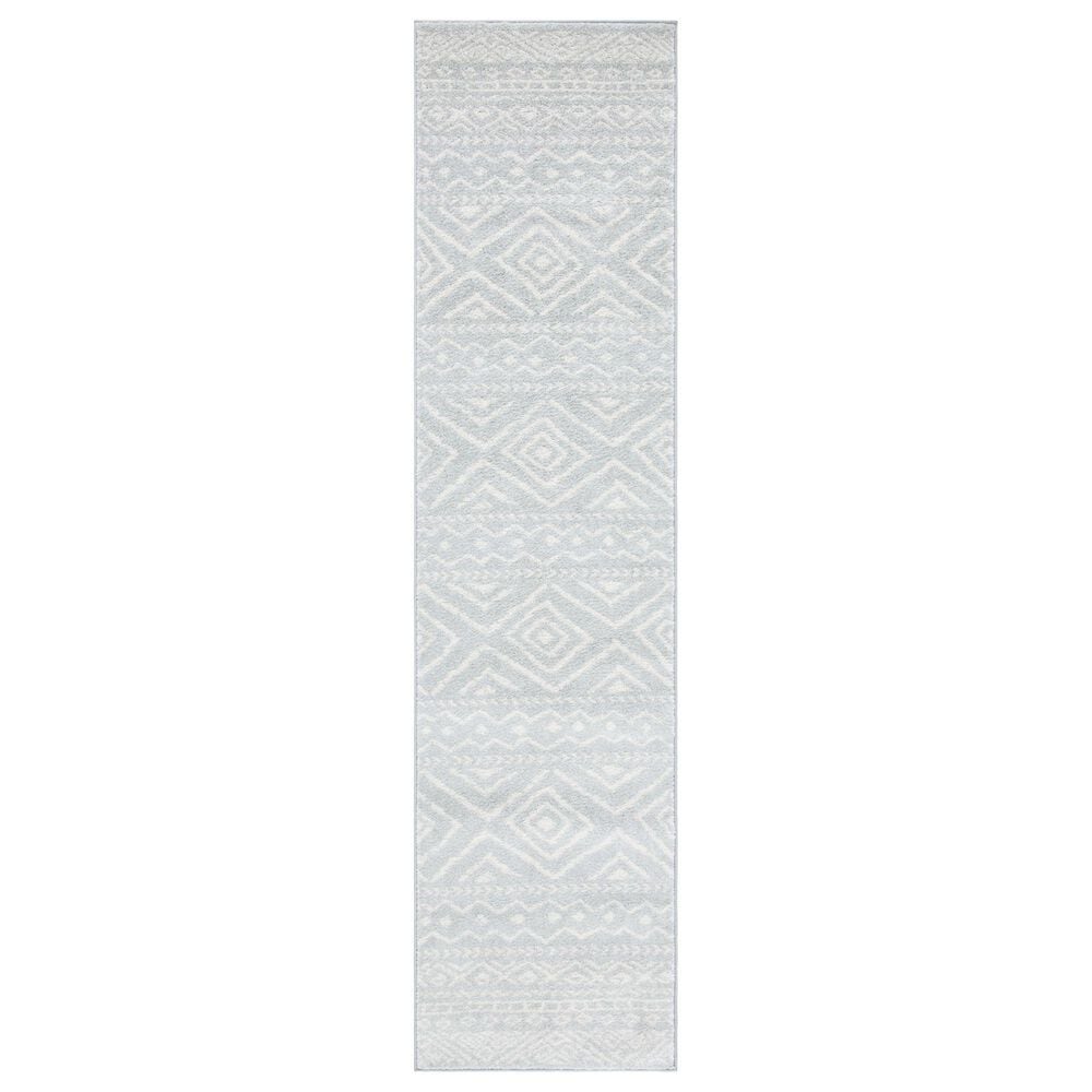 Safavieh Tulum 2" x 9" Grey and Ivory Runner, , large