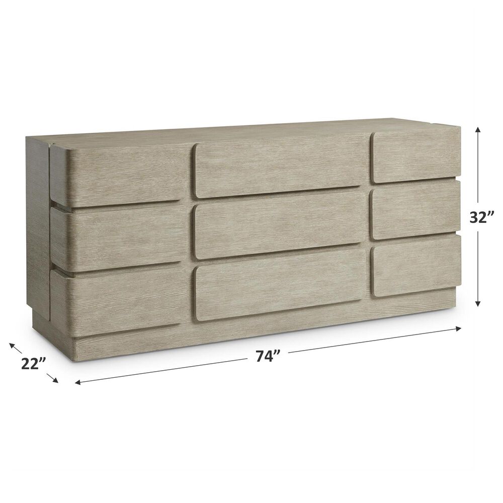 Bernhardt Arcadia 9-Drawer Dresser in Clay, , large