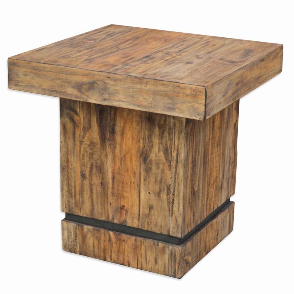 Urban Roads La Jolla End Table in Brazilian Pine, , large