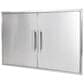 Coyote Outdoor 36" Double Access Doors in Stainless Steel, , large
