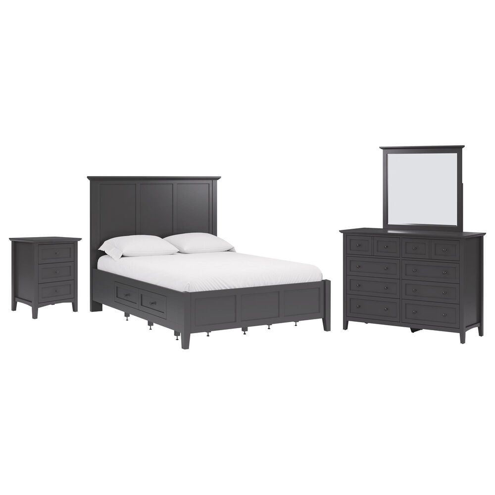 Urban Home Grace 4-Piece Queen Bedroom Set in Raven, , large