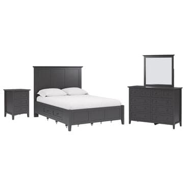 Urban Home Grace 4-Piece Queen Bedroom Set in Raven, , large