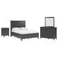 Urban Home Grace 4-Piece Queen Bedroom Set in Raven, , large
