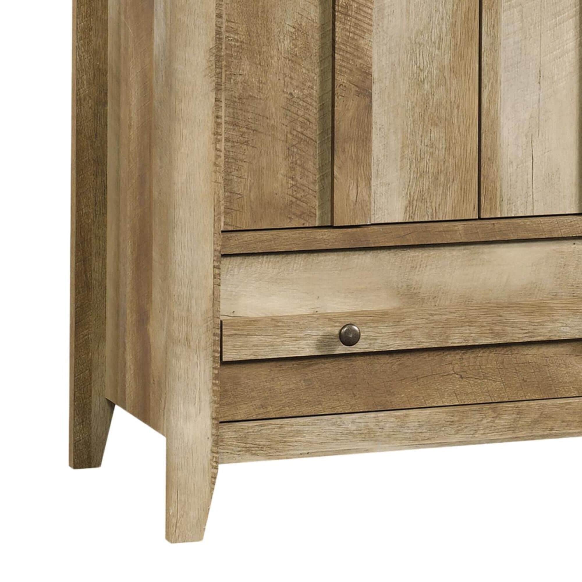 Sauder Dakota Pass Armoire in Craftsman Oak NFM