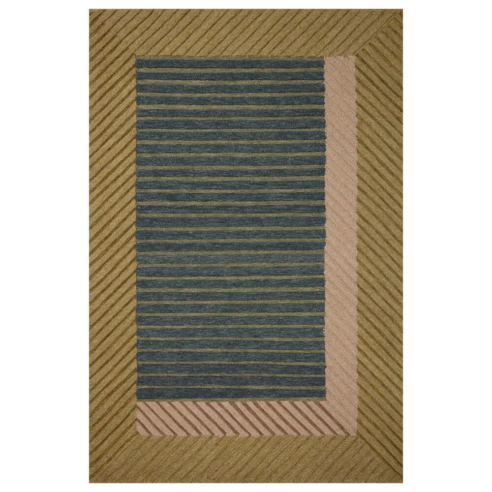 Loloi Madi Green and Multicolor 3"6" x 5"6" Area Rug, , large