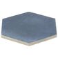 Soho Studio Costahex Chiazza Marino 5.5" x 6" Hexagon Porcelain Tile, , large