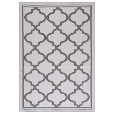 Safavieh Bermuda 9" x 12" Grey and Brown Indoor/Outdoor Area Performance Rug, , large