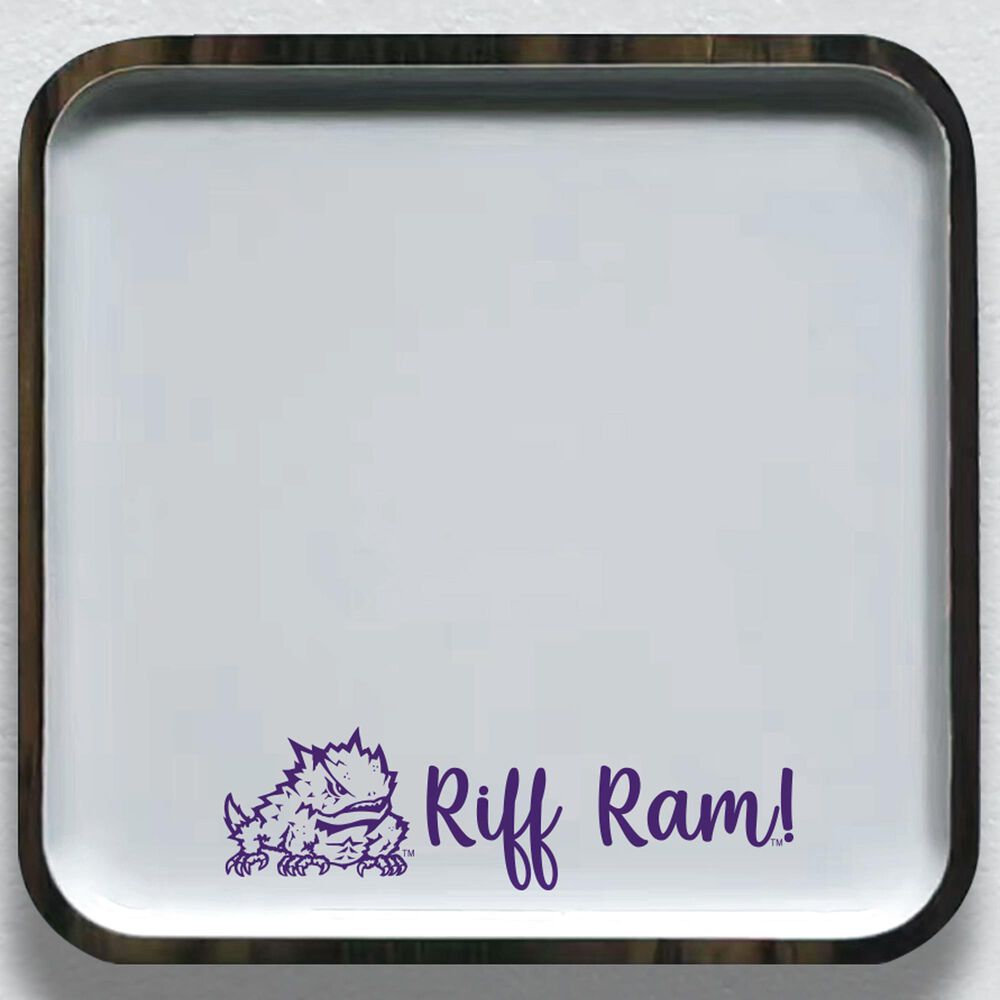 Valiant Gifts TCU Spirit Mango Wood Small Tray in Purple, , large