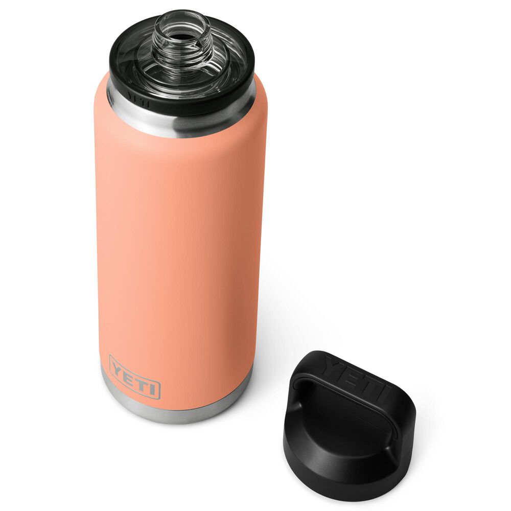 YETI Rambler 36 Oz Water Bottle with Chug Cap in Lowcountry Peach, , large