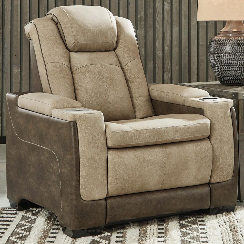 Millennium Next-Gen DuraPella Power Recliner in Sand, , large