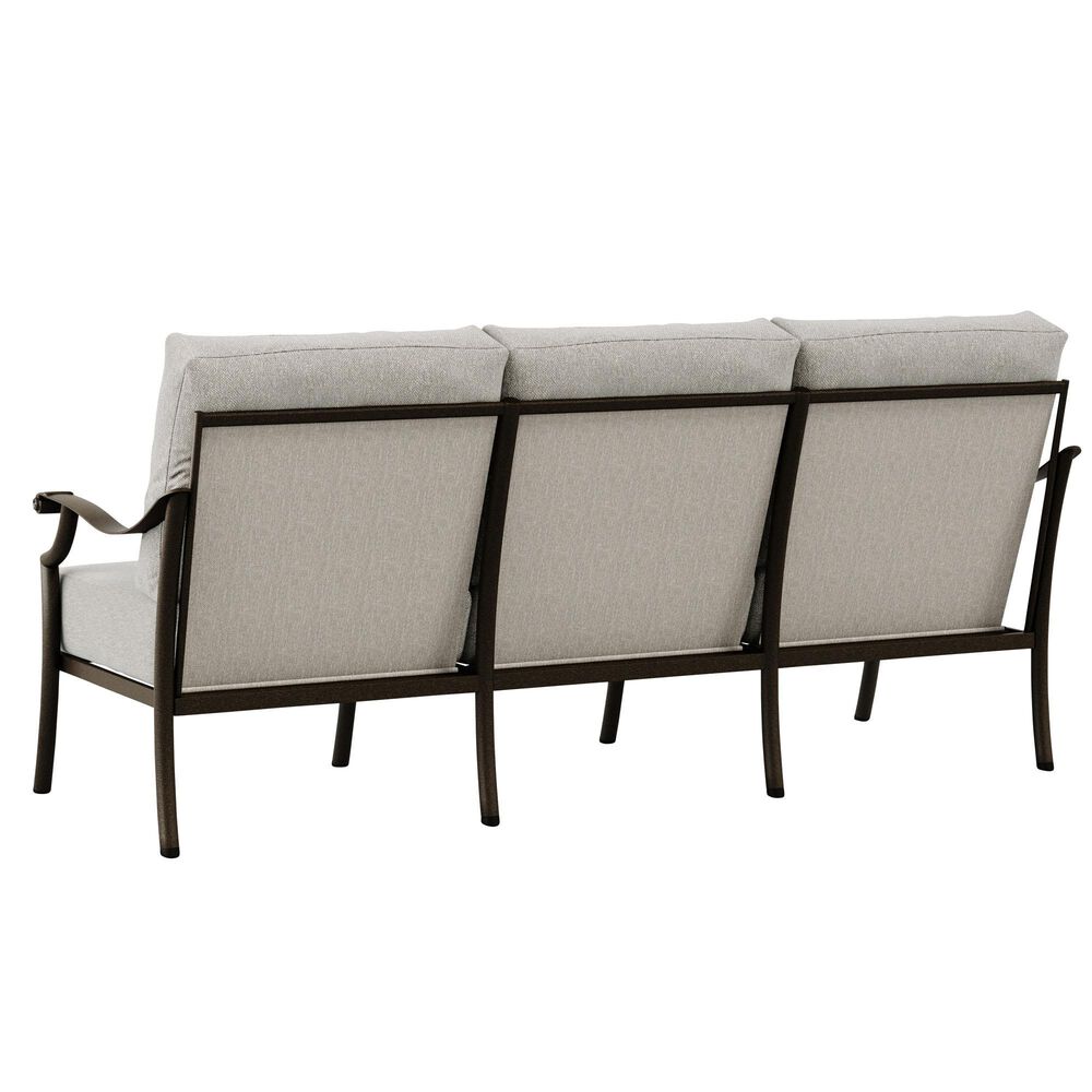 Tropitone Montreux Stationary Patio Sofa in Blue Point Flax, , large