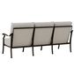 Tropitone Montreux Stationary Patio Sofa in Blue Point Flax, , large