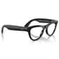 Rayban Glasses Skyler Gen 2 Sunglasses with Graphite Green Transitions Lenses in Shiny Black, , large