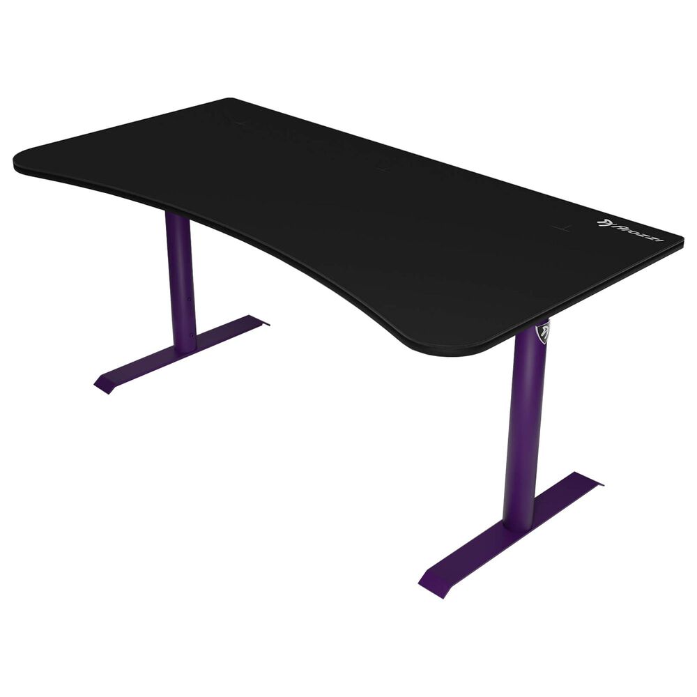 Arozzi Arena Gaming Desk in Deep Purple and Black, , large