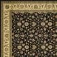 Safavieh Lyndhurst LNH316 8" Round Black and Ivory Area Rug, , large