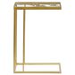 Uma Enterprises 25" Contemporary Accent Table in Gold, , large