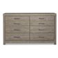 Ashley Culverbach 6 Drawer Dresser in Driftwood Gray, , large