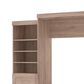 Bestar Pur Queen Murphy Storage Bed with 6-Drawer in Rustic Brown, , large