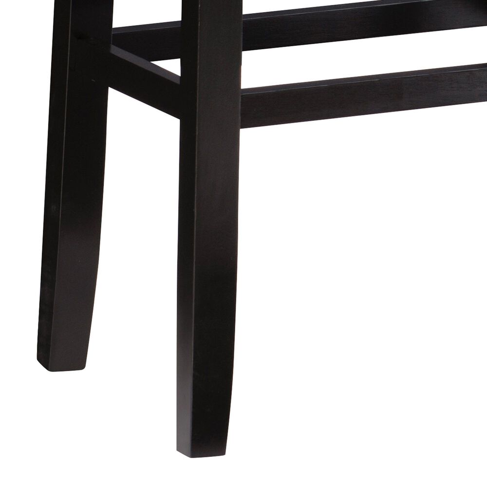 Linon Home Decor Claridge Bar Stool in Black (Set of 2), , large