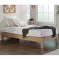 Sauder Cannery Bridge Twin Platform Bed in Lintel Oak, , large