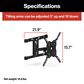 Furrion Aurora 50" Class Full Shade 4K UHD LED - Outdoor Smart TV with Full Motion Mount in Black, , large