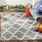 Safavieh Bermuda BMU804F 9" x 12" Grey and Ivory Indoor/Outdoor Area Performance Rug, , large