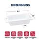 HIC Kitchen 8.5" Lasagna Pan with Handles in White, , large