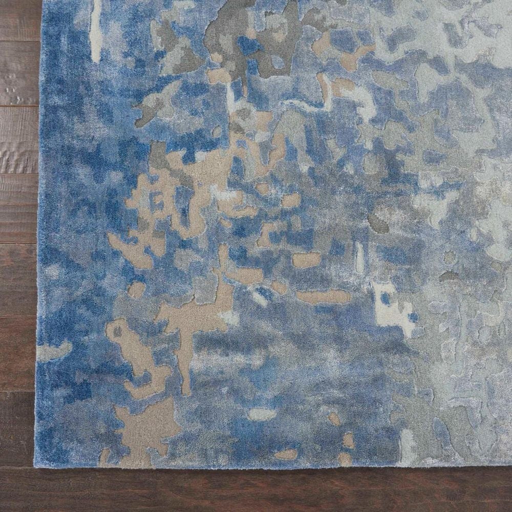 Nourison Prismatic PRS17 8&#39;7&quot; x 11&#39;6&quot; Denim Area Rug, , large