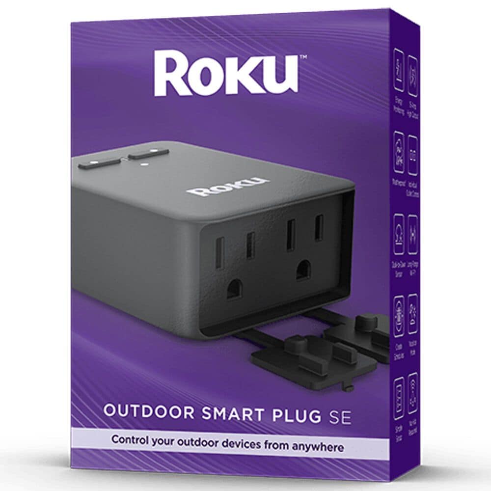 Roku Outdoor Smart Plug SE in Black, , large