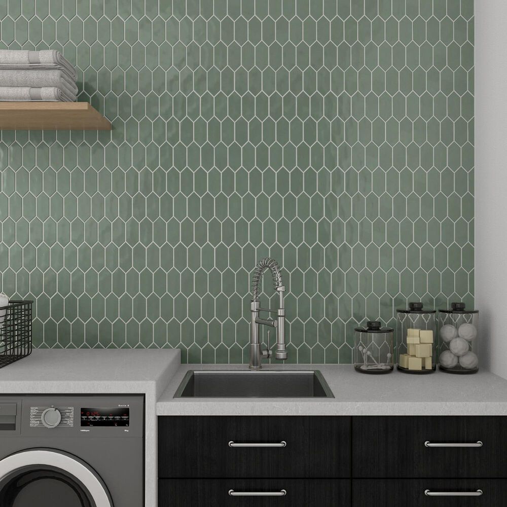 Dal-Tile Mythology Chronos Picket 2&quot; x 5&quot; Ceramic Tile, , large