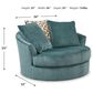 Ashley Laylabrook Oversized Swivel Accent Chair Teal, , large