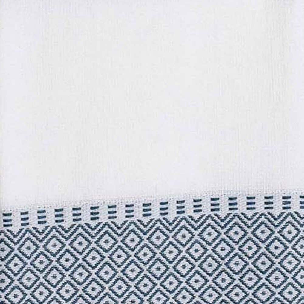 Willow &amp; Hem Waverly Turkish Cotton Kitchen Towel in Blue and White (Set of 3), , large
