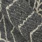 Amer Rugs Berlin 2" x 3" Dark Gray Area Rug, , large