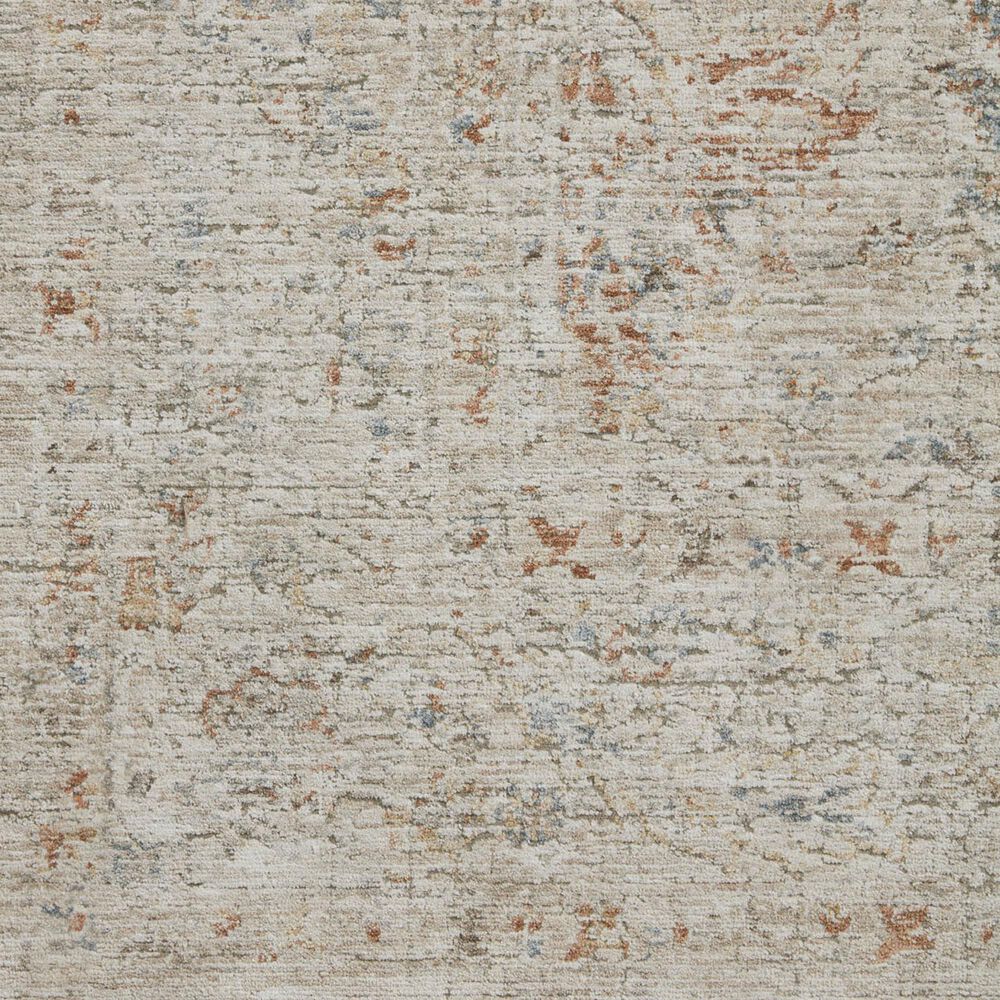 Amber Lewis x Loloi Honora Bone and Multicolor 3&#39;9&quot; x 5&#39;9&quot; Area Rug, , large