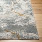 Surya Dresden Medium Gray, White, Gray, Light Slate, Mustard and Rust 12" x 15" Area Rug, , large