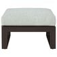 Ashley Beachloft Patio Ottoman with Gray Cushion in Black, , large