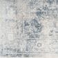 Nourison Astra Machine Washable 6"7" x 9" Blue and Ivory Area Rug, , large