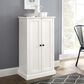 Crosley Furniture Seaside Accent Cabinet in White, , large