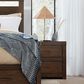 Riva Ridge Modern Loft 5 Piece California King Storage Panel Bedroom Set in Brownstone, , large
